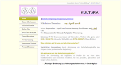 Desktop Screenshot of gesundheitskultura.com